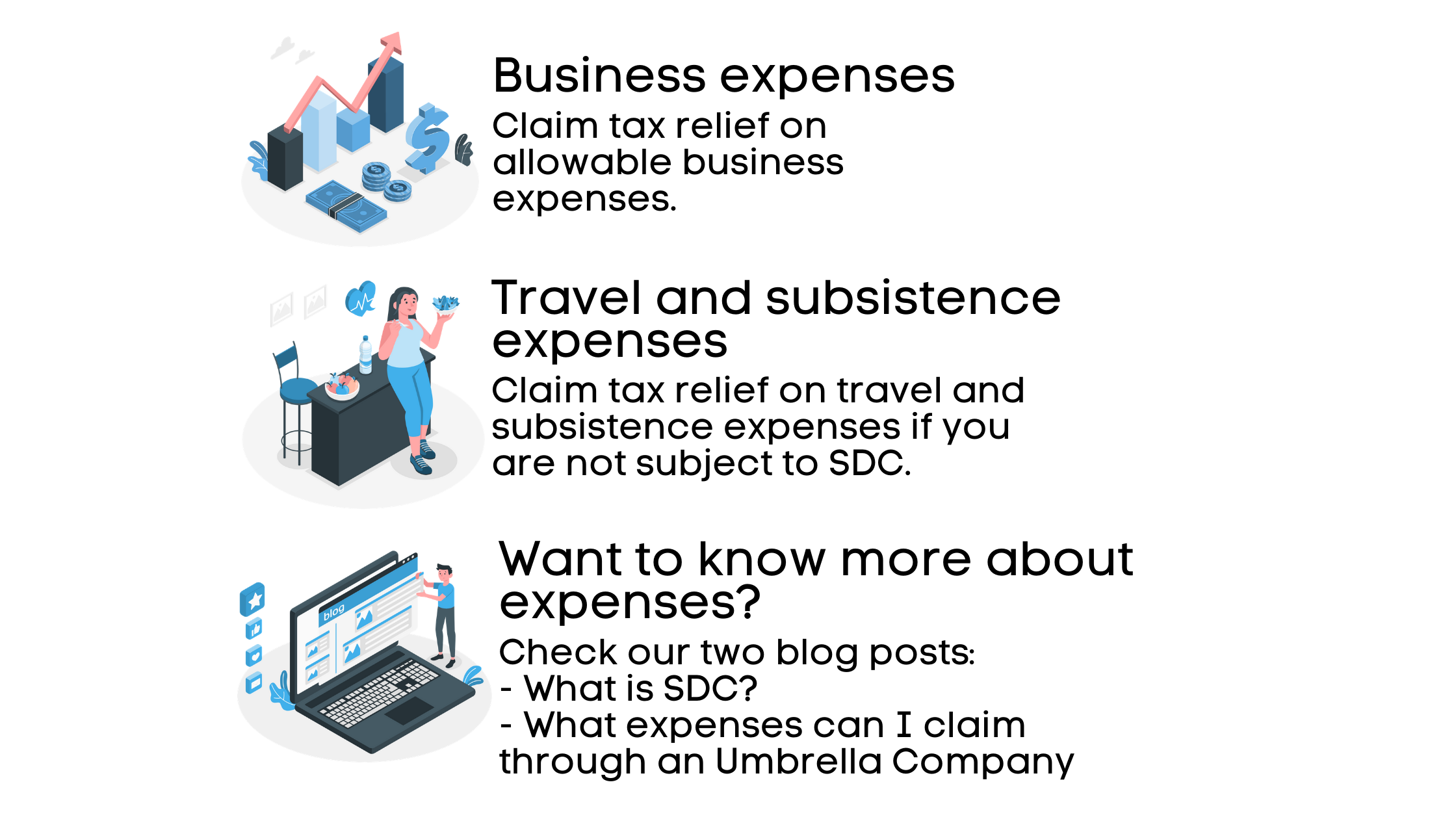 umbrella company travel expenses